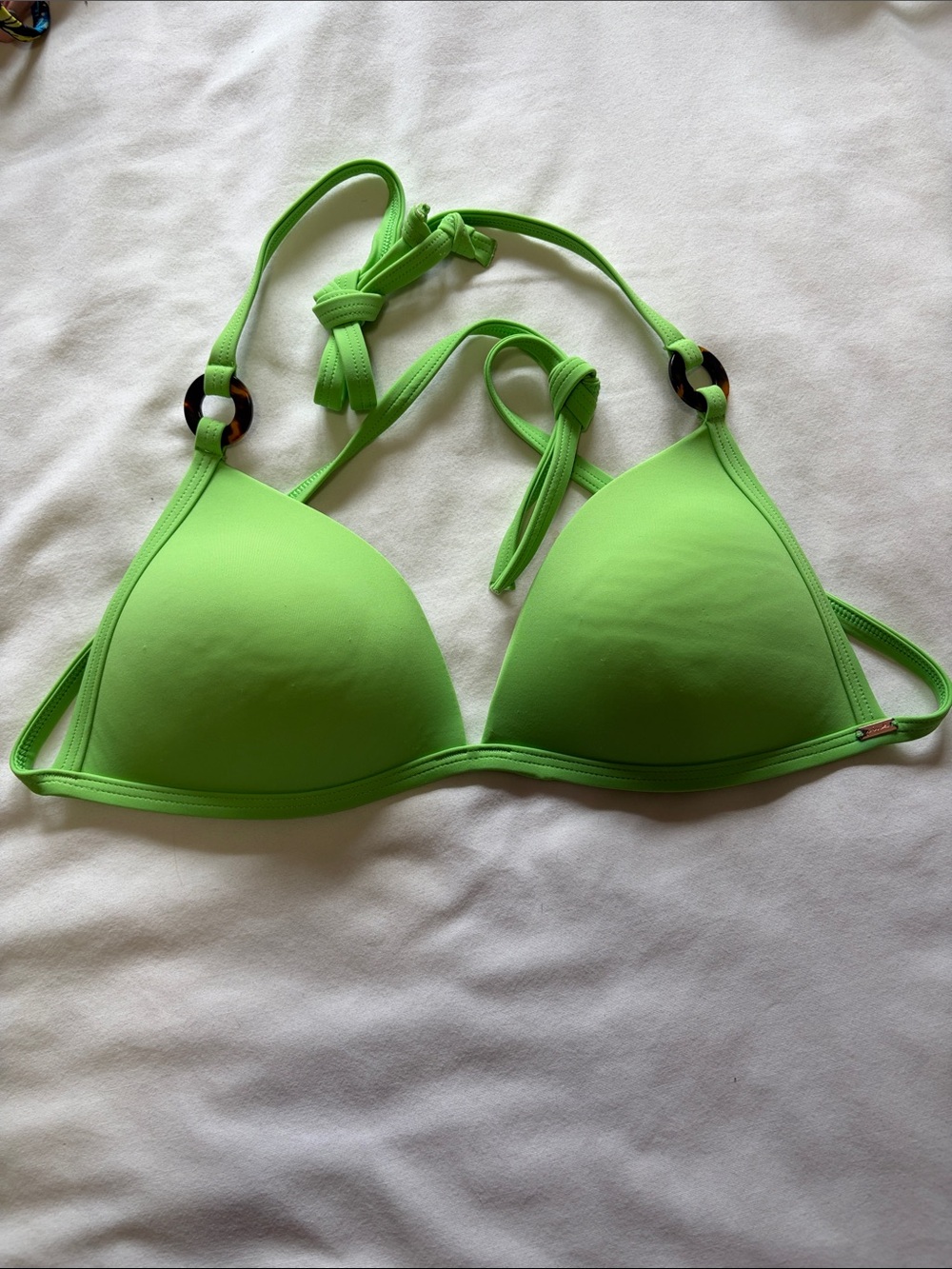 PINK Victoria's Secret Neon Lime Green Push-Up Bikini 👙 💚☀️ - Picture 4 of 4